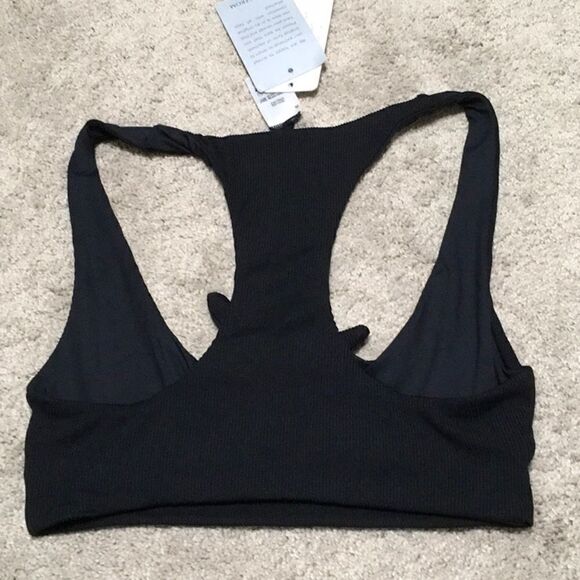 l*space black ribbed cut out bikini top. NWT - Picture 10 of 10